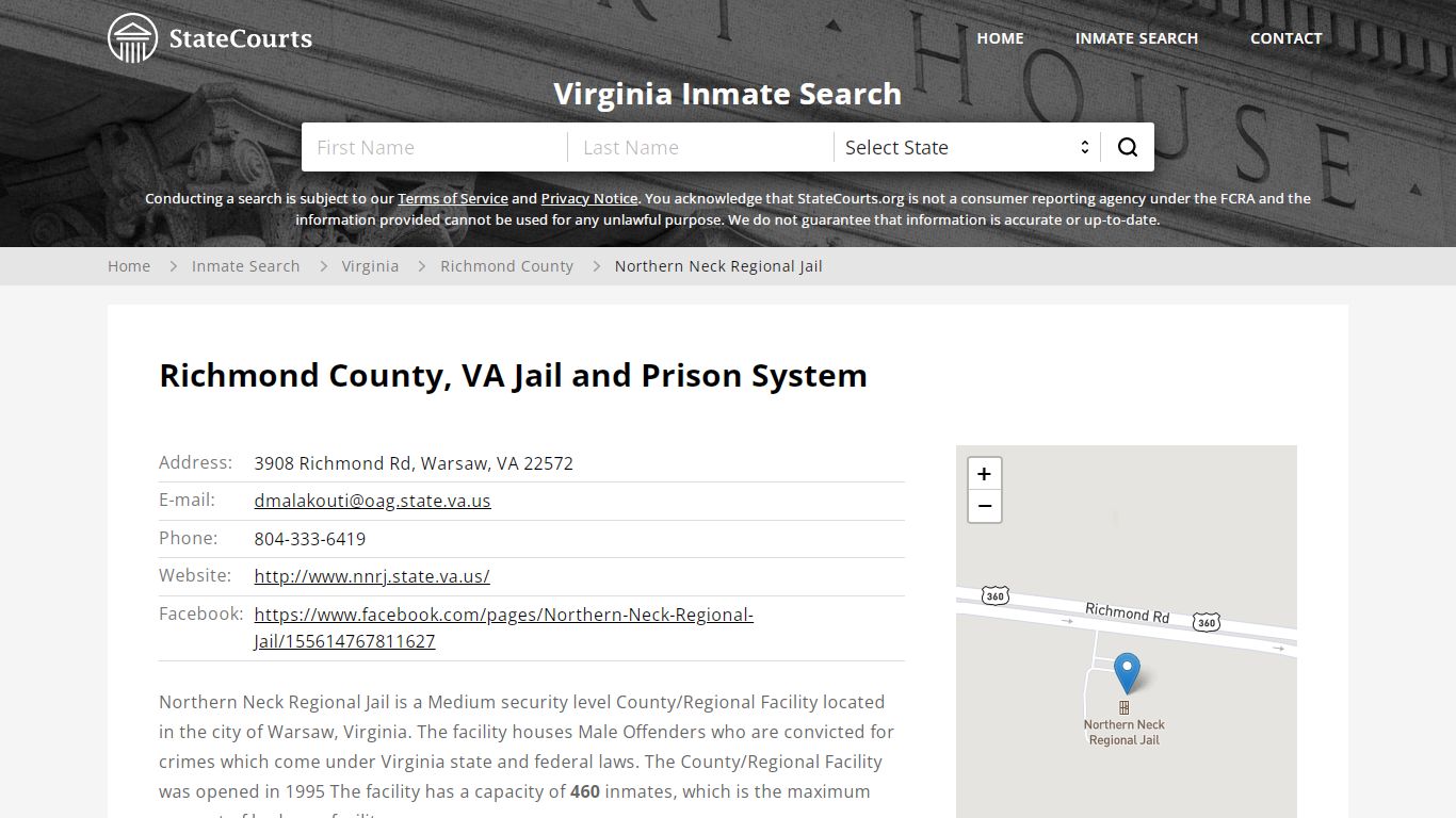 Northern Neck Regional Jail Inmate Records Search ...